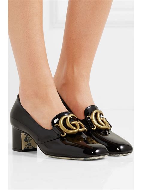 gucci leather pump white|net a porter gucci pumps.